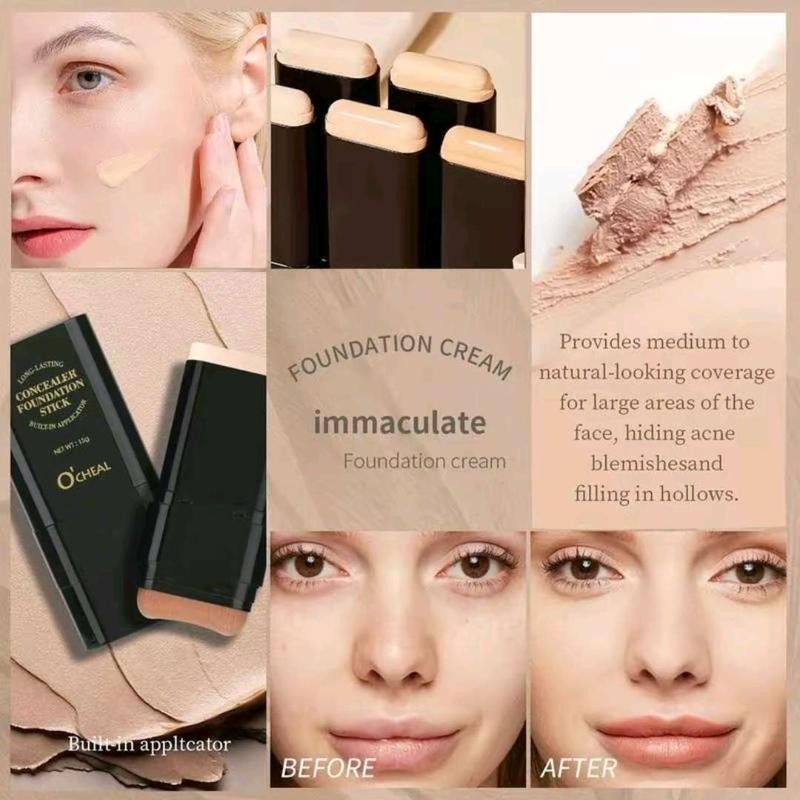 5-color Dual - Ended Eraser Foundation Stick -Multi - Use