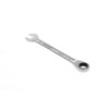 GEDORE Combination Spanner with Ring Ratchet, SW 18 mm, Flat,