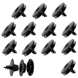 Pack of 12 Car Floor Mats Clip, 3-in-1 Universal Mounting Clips for Car Carpets, Car Floor Mats Attachment Push Button, Car Floor Mats Fix Clips, Attachment to Car Carpet