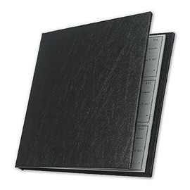 ABC Executive Checkminder Checks Cover, 9 1/2 x 9 3/4, Black