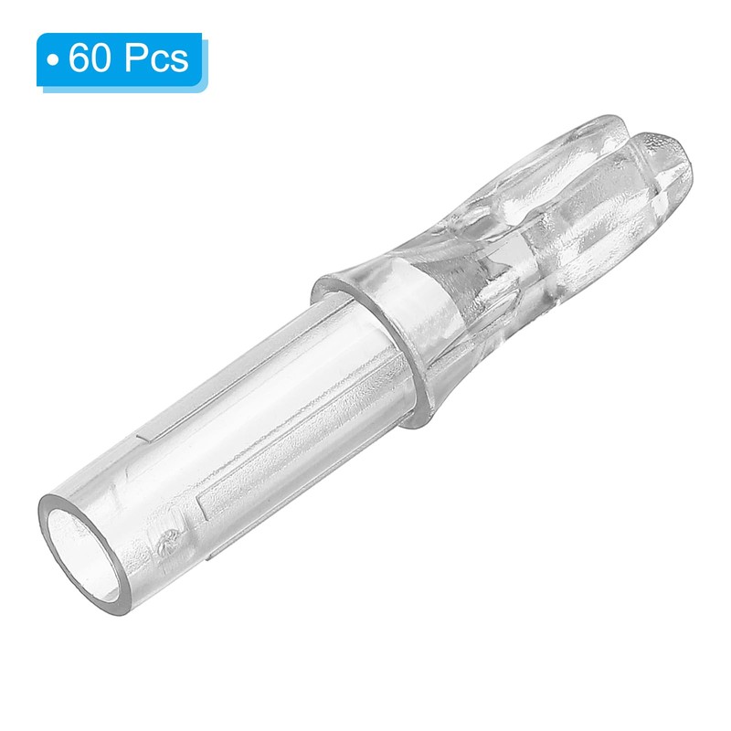 PATIKIL Archery Arrow Nocks 6.2mm 0.244", 60 Pack Insert Arrow