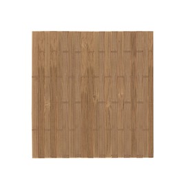 Square Bamboo Coasters Set of 5 Coasters. Original Coasters. Reusable Rustic Bamboo Coasters. (Dark)