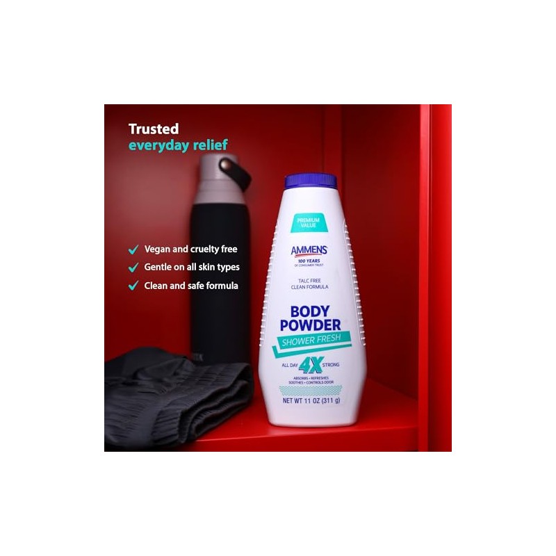 Ammens Ammens Powder Shower Fresh 11oz (talc Free), 11 Ounce
