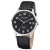 Regent Men's Analogue Quartz Watch with Leather Strap 11110832, silver,