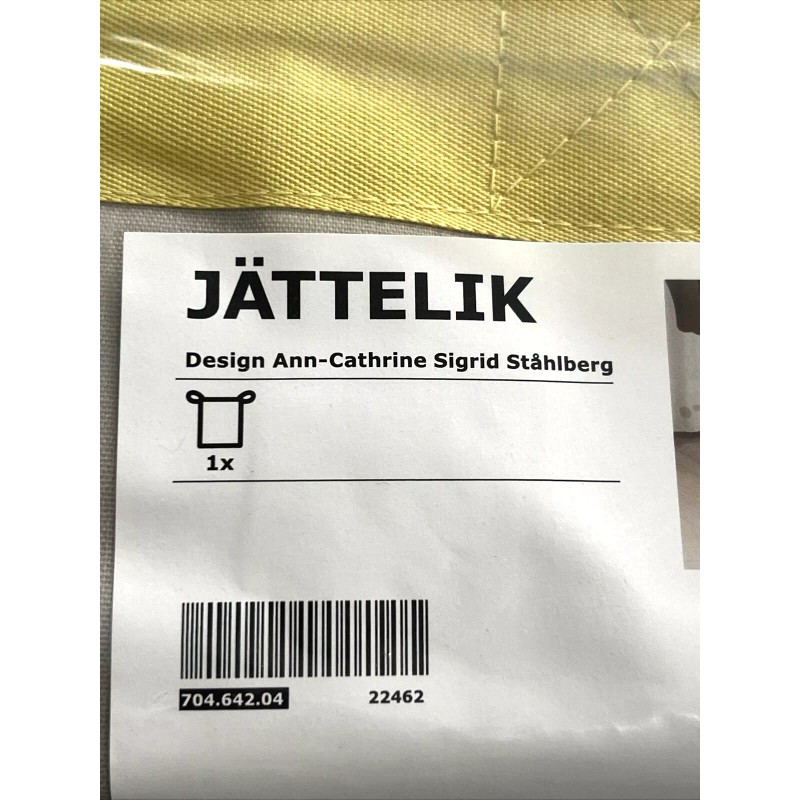 IKEA JATTELIK Toy STORAGE BAG Kid's Room Dinosaur Pattern 17X16