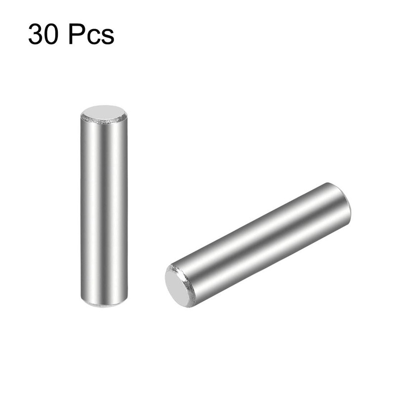 TOP-VIGOR 30Pcs 4mm x 18mm Dowel Pins Shelf Support Pegs,