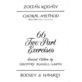 Choral Method: 66 Two-Part Exercises. Vol. 6. children's choir.
