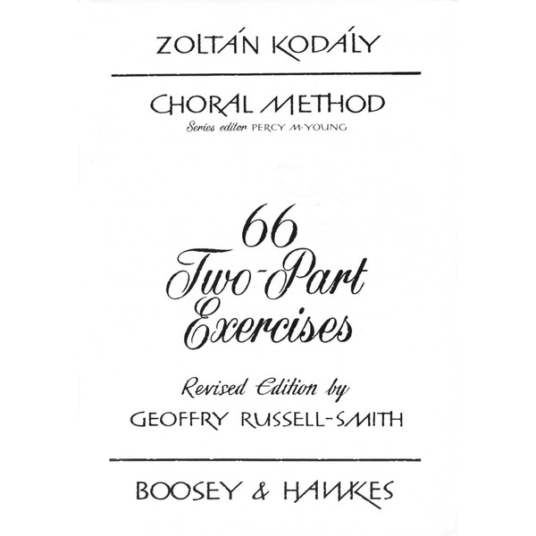 Choral Method: 66 Two-Part Exercises. Vol. 6. children's choir.
