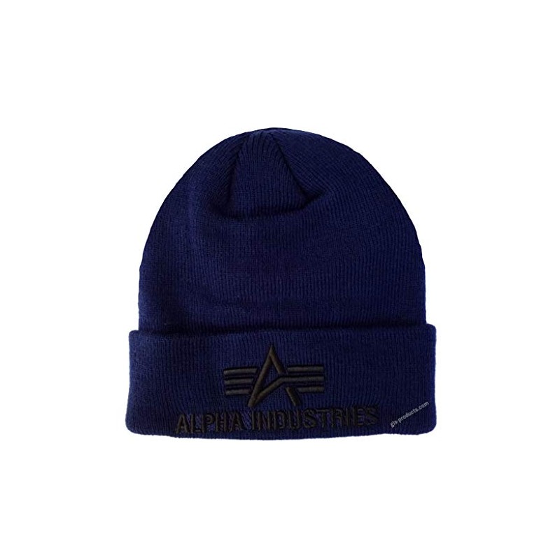 ALPHA INDUSTRIES Unisex Beanie Hat, Blue (rep. blue)