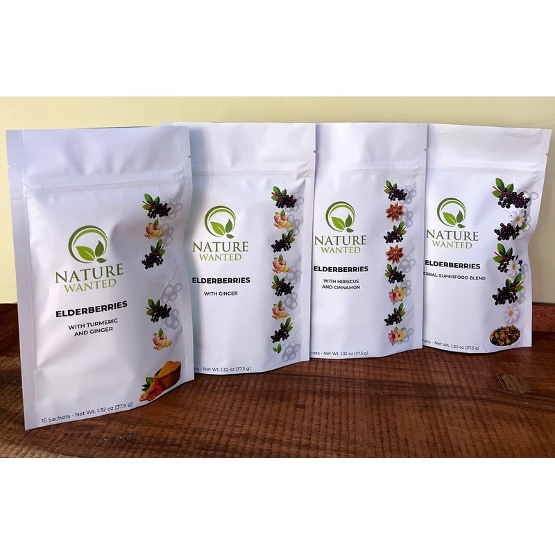 Elderberry Turmeric Ginger Tea