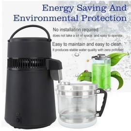 Glass Carafe, 1 Gallon / 4L Water Glass jar for Distiller, Replacement Collection Bottle Water Container, Compatible with Most Countertop Water Distiller, Storage for Water,