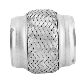 3x4in Stainless Steel Exhaust Corrugated Pipe Braided Weld On Installation Universal