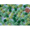 Pack of 100 Mini Mosaic Green Mix 8 x 8