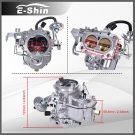 2-Barrel Carburetor For 1967-1980 Dodge Chrysler 318 V8 5.2L 6CIL Engine 2BBD Automotive Replacement Carburetor Carb Manual Choke