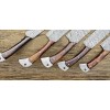 CHEF KNIVES Handmade HAND FORGED DAMASCUS STEEL CHEF KNIFE Set