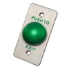 UHPPOTE Stainless Steel Panel Push to Exit Button for Door