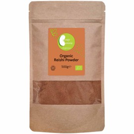 Organic Reishi Powder - Certified Organic - by Busy Beans Organic (500g)