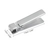 VOCOSTE Nail Clippers Nail Care Nail Cutter Portable Grey Stainless