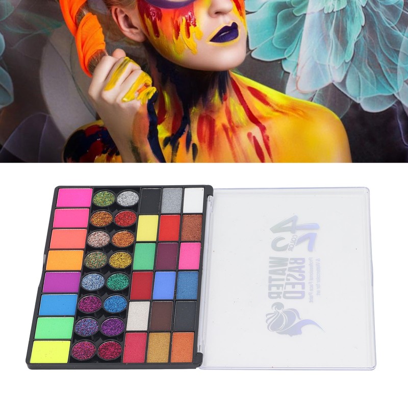 42 Colors Face Painting Kit for Kids Adults Matte Pearl