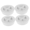 TEHAUX 4Pcs Washer Vibration Foot Pads Noise Reducing Stability Feet