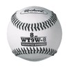 Markwort Lite Weight and Weighted Leather Baseball, White, 8-Ounce