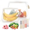 Reusable Silicone Storage Bags, 2 PCS Stand Up Food Grade