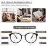 SOPHILY Round Progressive Multifocal Reading Glasses for Women Men Fashion
