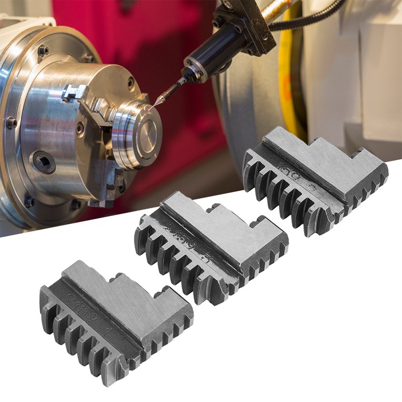 3 Pcs K11-100 Internal Jaw 4in Chuck 20CrMnTi High Strength