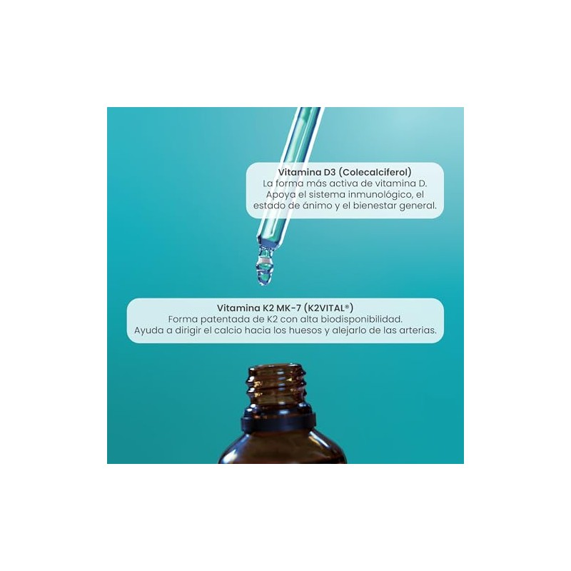 Matter Desol Suplemento Gotas Vitamina Colecalciferol Menaquinona K2vital Apoyo Óseo