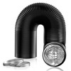Hon&Guan 5 inch 32 FT Long Air Ducting, Heavy-Duty Four-Layer