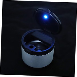 PACKOVE Metal Ashtray for Car Ash Tray with Lid Sturdy and Lightweight Present for Friends and Family