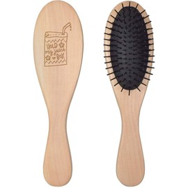 'Hold My Juice Box Funny Quotes ' Wooden Hairbrush (HA00054352)