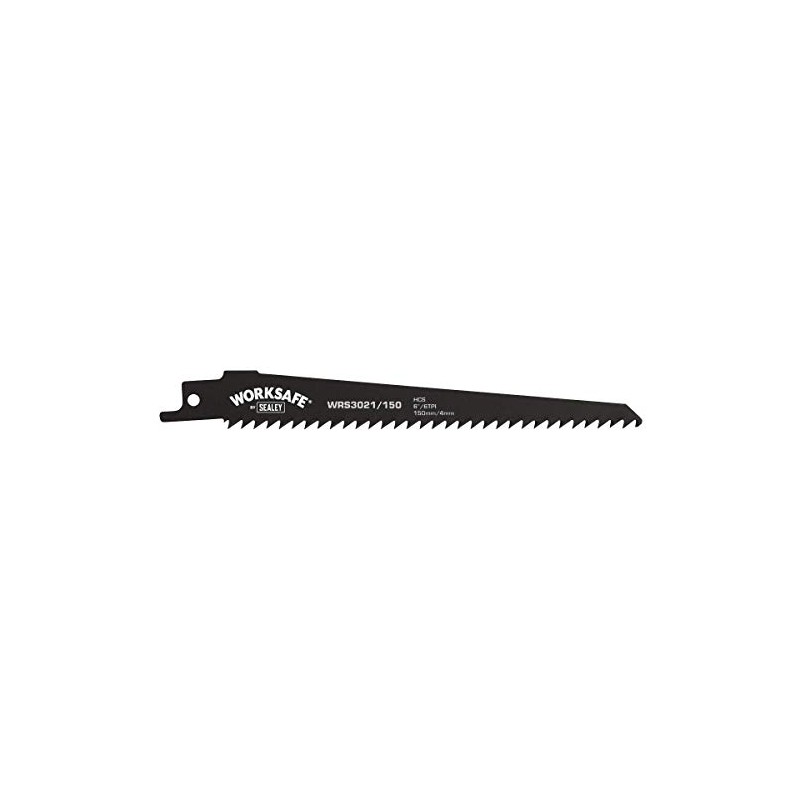 Sealey WRS3021/150 150mm 6tpi Reciprocating Saw Blade - Pack of