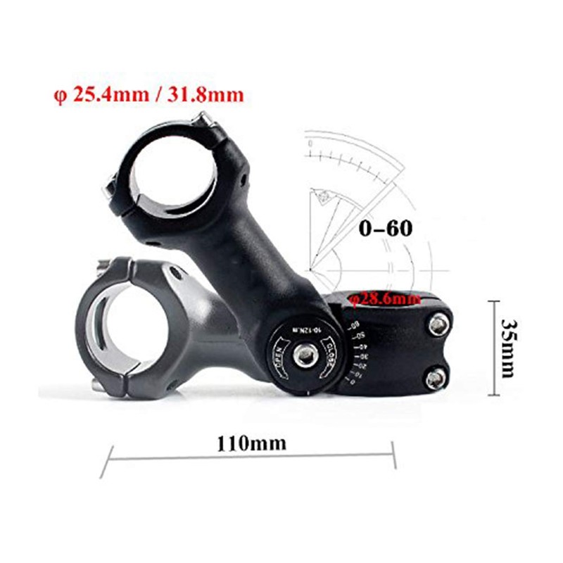Wake Bike Stem Adjustable for Mountain Bikes, Mountain Bikes, MTB