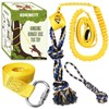 HOKINETY Dog Hanging Bungee Tug Toy: Interactive Tether Tug-of-War for