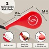 Juvale Taekwondo Kick Pad - Red, 15 x 2.5 x