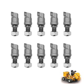 Yainetan 04501311 New Lot of 10 Aftermarket Stump Grinder Teeth with Nuts Fits for Carlton 5014,7015, 7500, 7015, 8018 | Stump Grinder Parts for Cutting Tree Stub