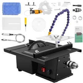 SHZICMY Gem Faceting Cutting Carving Polishing Machine, 1850W Portable Table Saw Jewelry Rock Polishing Grinding Tool 0-10000RPM Grinder