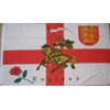 England Rose and Lion Charger St George 5'x3' Flag