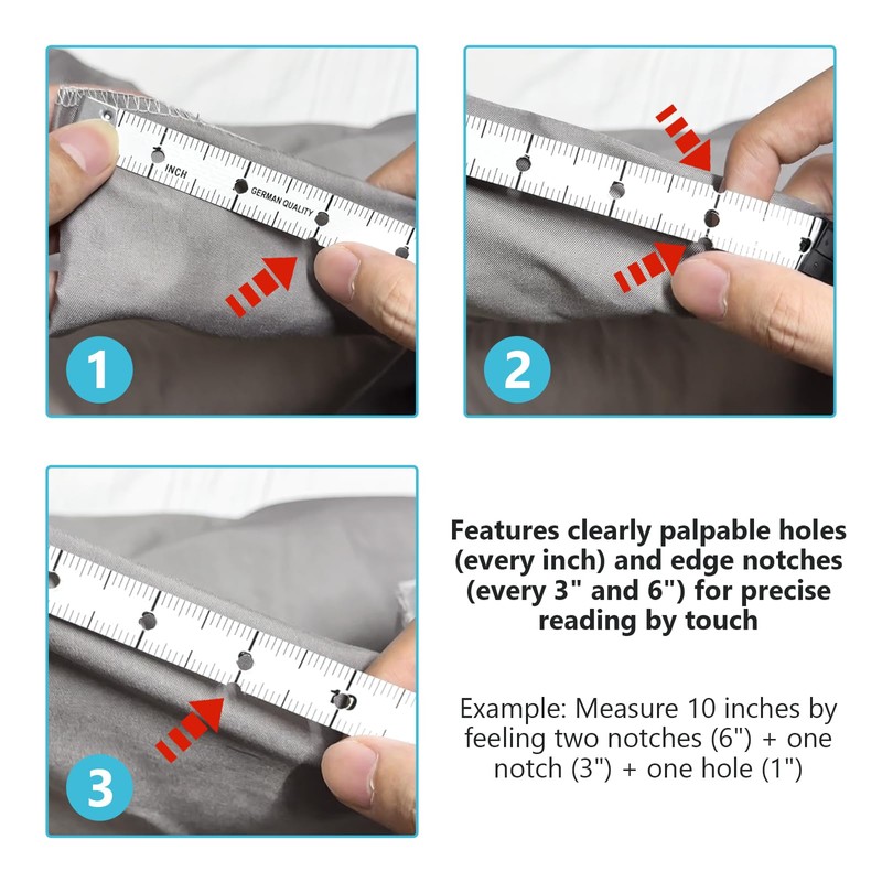 Braille Tape Measure for Visually Impaired Aids Supplies - 78"