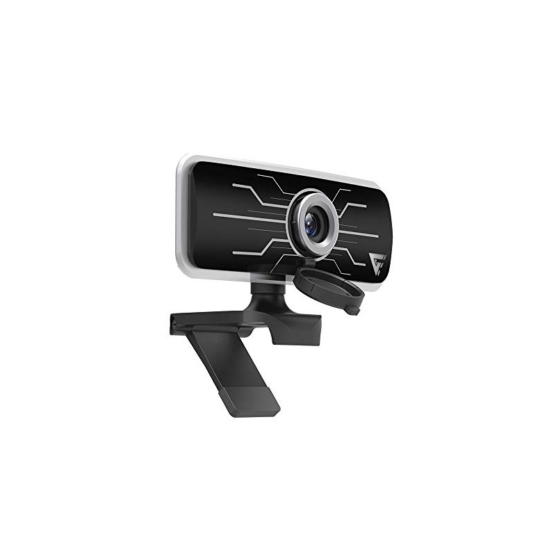 GAME FACTOR WG400 Webcam Gamer 1080P, Luz LED, USB, con