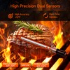 AlfaBot Wireless Meat Thermometer, Bluetooth Meat Thermometer for Turkey Beef