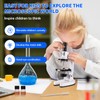 Kids Microscope High Magnification Portable Science Kit With Led Light,Beginner