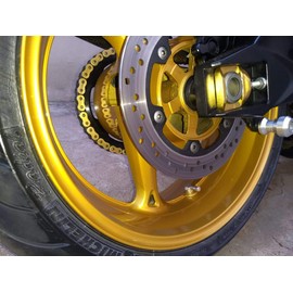 NEX Performance Forged Alloy Angled Valve Stem with Pre-Applied Threadlocker Nut, 0.357in (8.3mm) Size, Silver