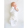SwaddleDesigns Transitional Swaddle Sack, Arms Up Half-Length Sleeves and Mitten