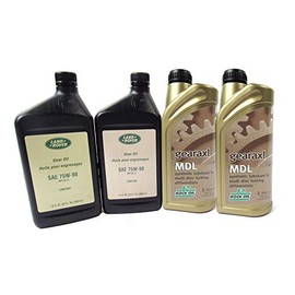 Atlantic British Ltd. Differential Fluid Service Kit LR019727 LRN7591 for Front and Rear Differentials On Land Rover LR3 and LR4