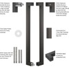 TOGU TG-R3030 Heavy Duty Commercial Grade 450mm/18 inches Square/Rectangle Shape