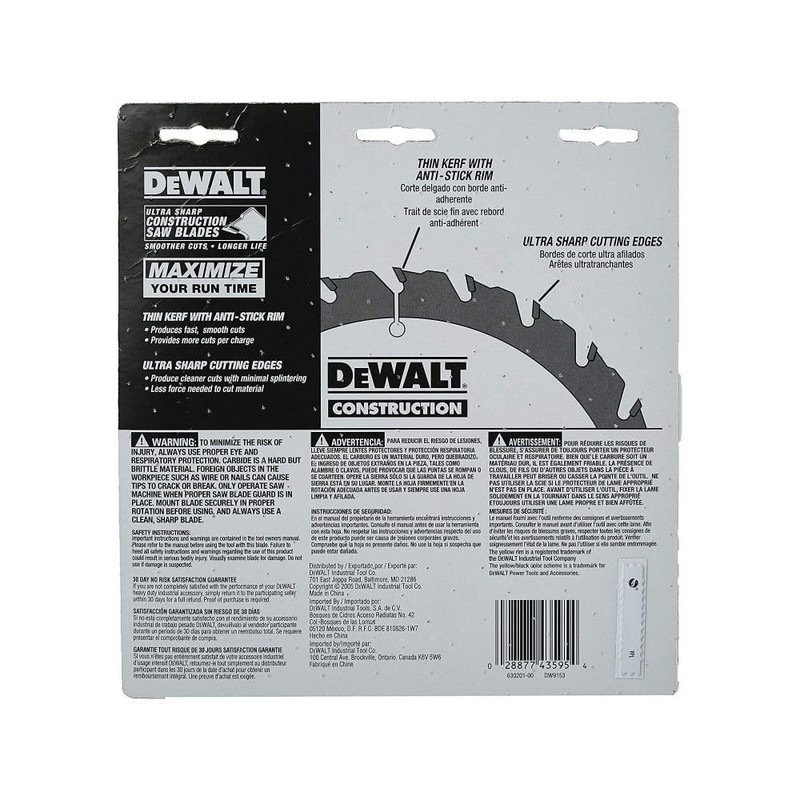 DEWALT 6-1/2-in Vinyl Cutting Blade