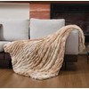 Soft Fuzzy Throw Blanket Faux Rabbit Fur,Super Heavy Warm Cozy