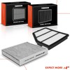 A-Premium 2-PC Engine & Cabin Air Filter with Activated Carbon